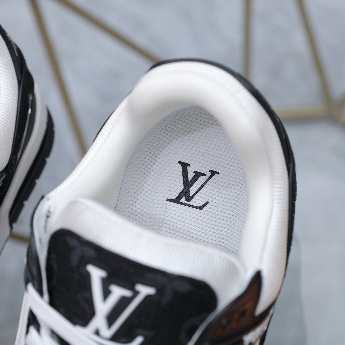 Louis Vuitton Monogram Low-Top Sneakers — label